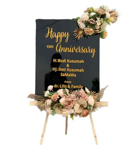 Papan Bunga Akrilik Bungi