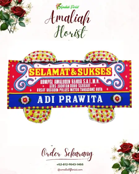 Papan Bunga Ucapan Selamat Bungi